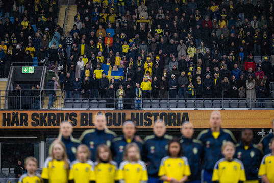 Spectators in the stands