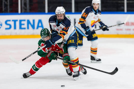 Frölundas Bosse Meijer och Djurgårdens Marcus Nordmark
