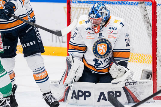 Växjös målvakt Ludvig Persson