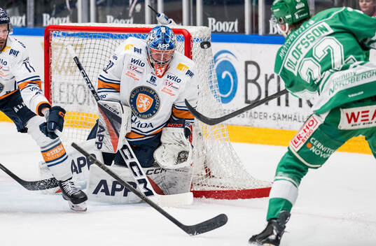 Växjös målvakt Ludvig Persson