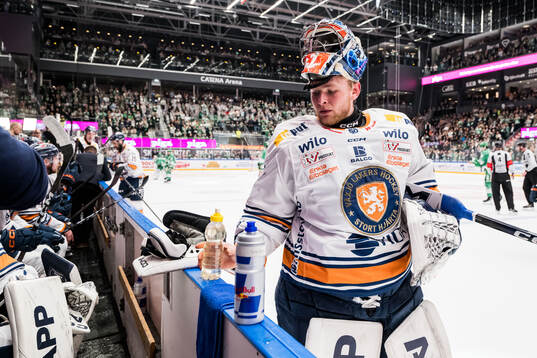 Växjös målvakt Ludvig Persson