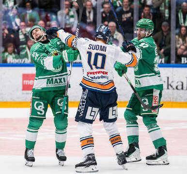 Rögles Daniel Zaar och Växjös Eemeli Suomi och Rögles