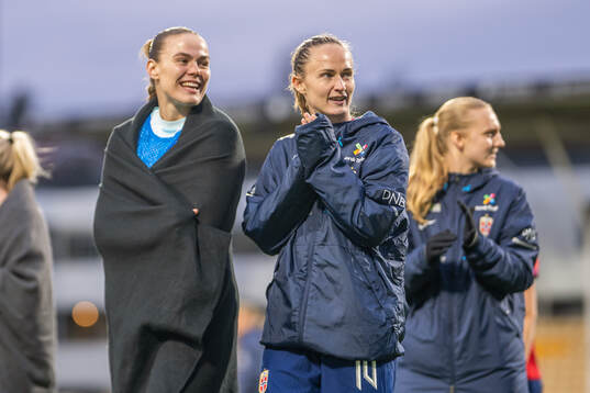 Marthine Østenstad and Caroline Graham Hansen of Norway