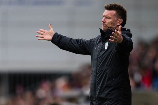 Head coach Sasa Kolman of Slovenia