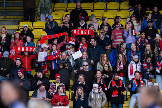 Spectators in the stands