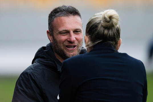 Head coach Sasa Kolman of Slovenia