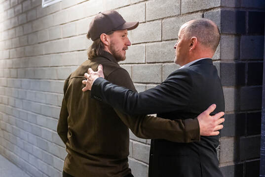 Skellefteås Jonathan Pudas  och Luleås tränare Thomas