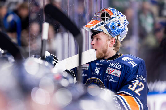 Växjös målvakt Ludvig Persson