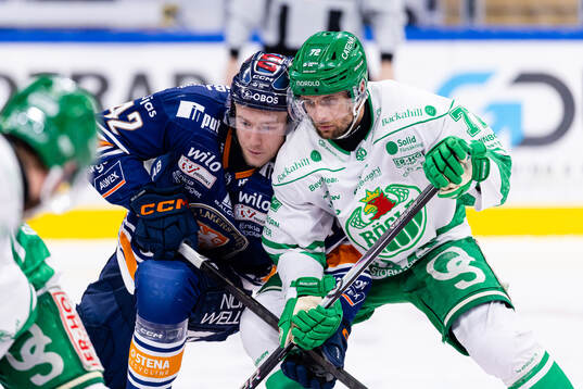 Växjös Kalle Kratz och Rögles Daniel Zaar