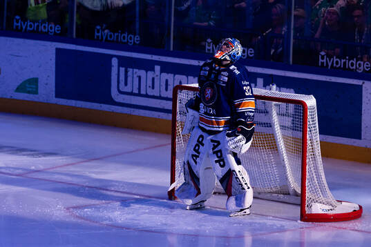 Växjös målvakt Ludvig Persson