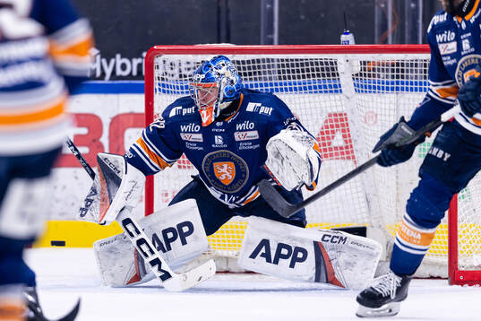 Växjös målvakt Ludvig Persson