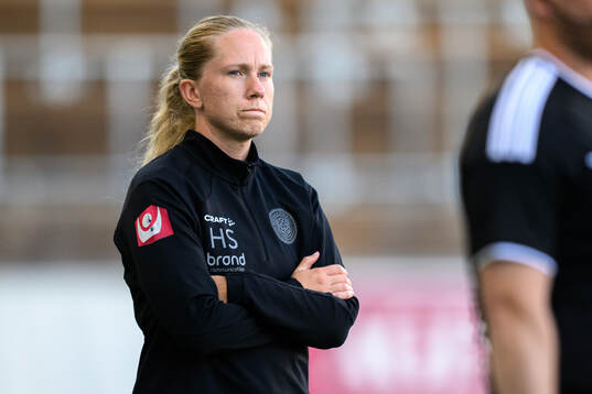 IK Uppsalas tränare Hanna Spets