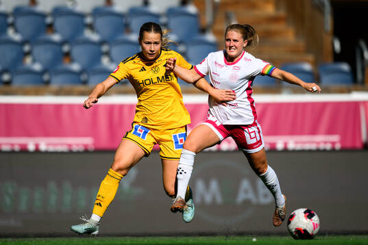 IFK Norrköpings Emma Engström och IK Uppsalas Ebba