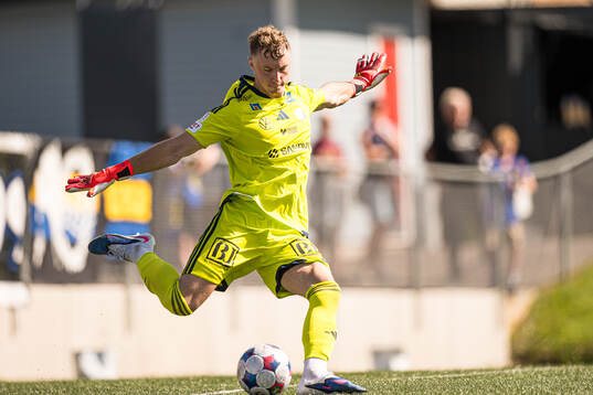 Sandvikens målvakt Otto Lindell