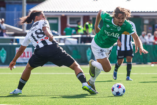 Landskronas André Alvarez Perez och Brages Filip Trpcevski
