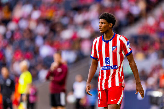 Domínguez of Atletico de Madrid