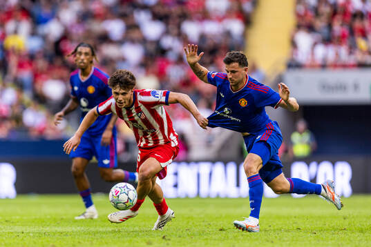 Castillo of Atletico de Madrid and Mason Mount of