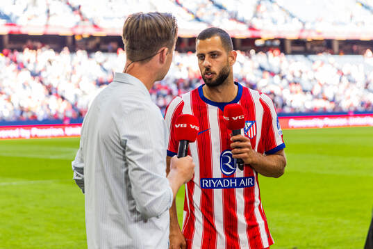 Dávid Hancko of Atletico de Madrid in an interview