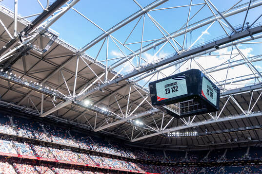 The attendance is shown