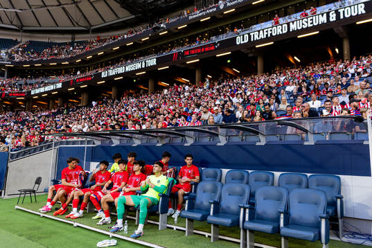Players of Atletico de Madrid