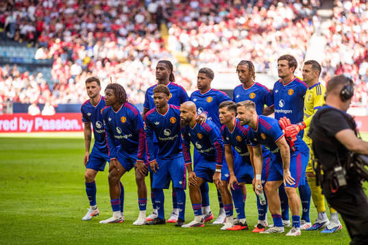 Starting eleven of Manchester United