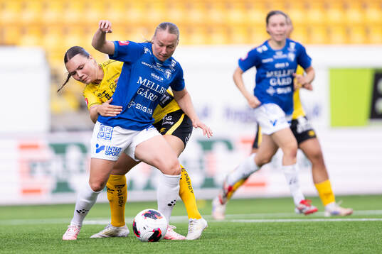 Elfsborgs Hedvig Petersson och Trelleborgs Alva Hed