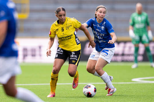 Elfsborgs Jennifer Brinck och Trelleborgs Andrea Thorisson