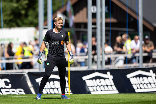 Varbergs målvakt Daniel Strindholm