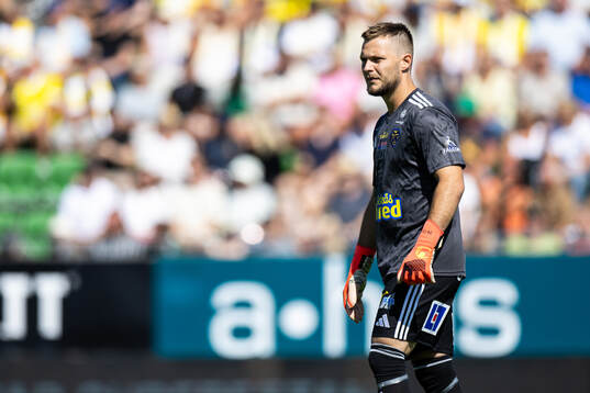 Falkenbergs målvakt Anton Andersson