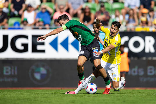 Varbergs Isak Valentin Vidjeskog och Falkenbergs Elias