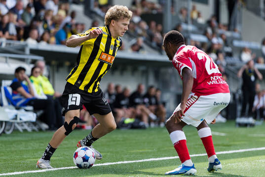 Häckens Simen Hestnes och Kalmars Charles Sagoe Jr