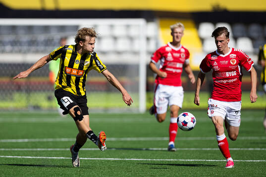 Häckens Simen Hestnes och Kalmars Marius Söderbäck
