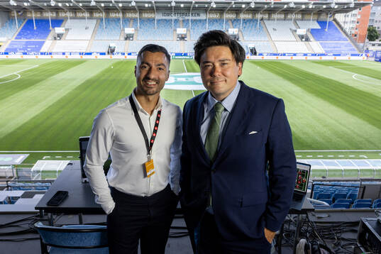 TV4s kommentatorer Jiloan Hamad och Marcus Bühlund