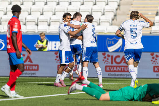 IFK Norrköpings Christoffer Nyman jublar