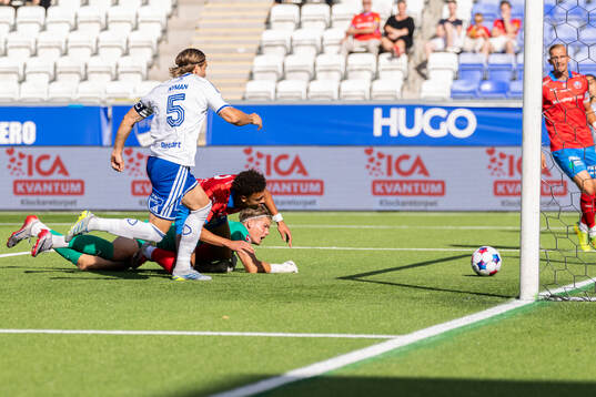 IFK Norrköpings Christoffer Nyman jublar