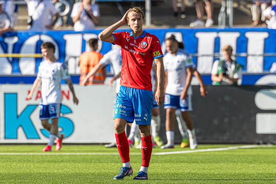 Helsingborgs Lukas Kjellnäs deppar