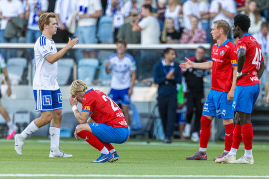 Helsingborgs Leo Hedenberg deppar