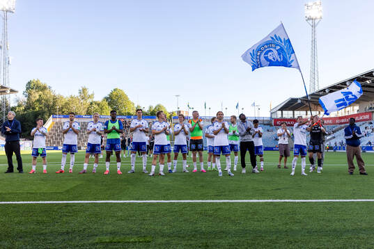 IFK Norrköpings spelare jublar