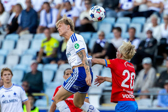 IFK Norrköpings Isak Andri Sigurgeirsson och Helsingborgs