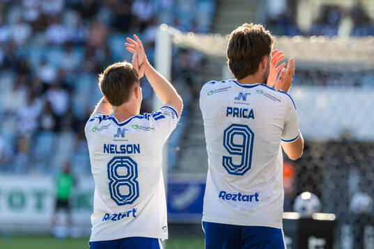 IFK Norrköpings Ryan Nelson och Tim Prica