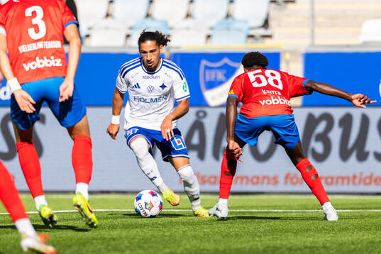 IFK Norrköpings Elias Jemal och Helsingborgs Clancy Valere