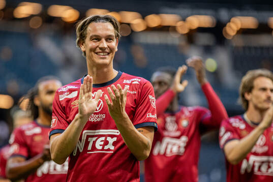Örgrytes Noah Christoffersson jublar
