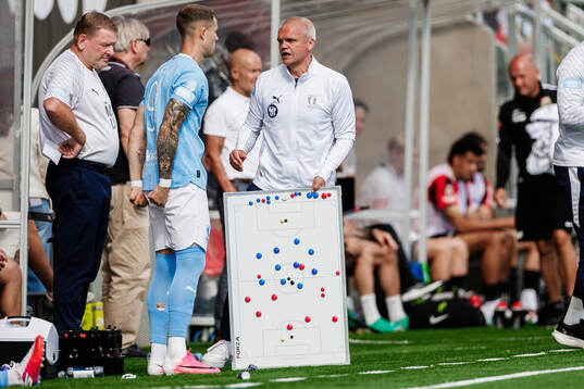 Malmö FFs huvudtränare Gaute Helstrup