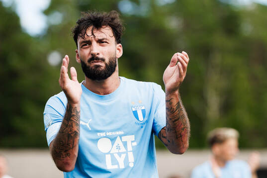 Malmö FFs Sead Haksabanovic jublar