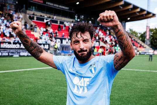 Malmö FFs Sead Haksabanovic jublar