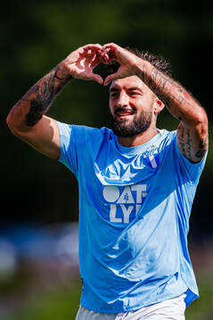 Malmö FFs Sead Haksabanovic jublar