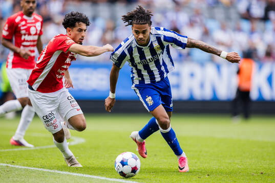 Degerfors Elias Barsoum och IFK Göteborgs Sebastian