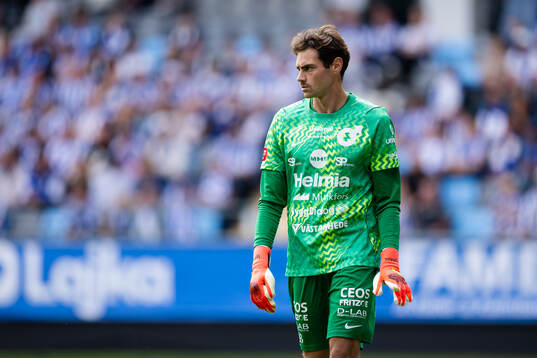 Degerfors målvakt Matvei Igonen
