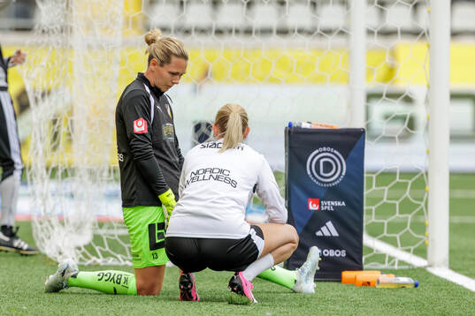 Häckens målvakt Jennifer Falk