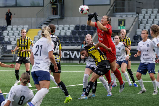 Eskilstuna United DFFs målvakt Monica Elisabeth Wilhelm
